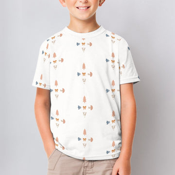 Kids' Geometric Print Short Sleeve T-Shirt