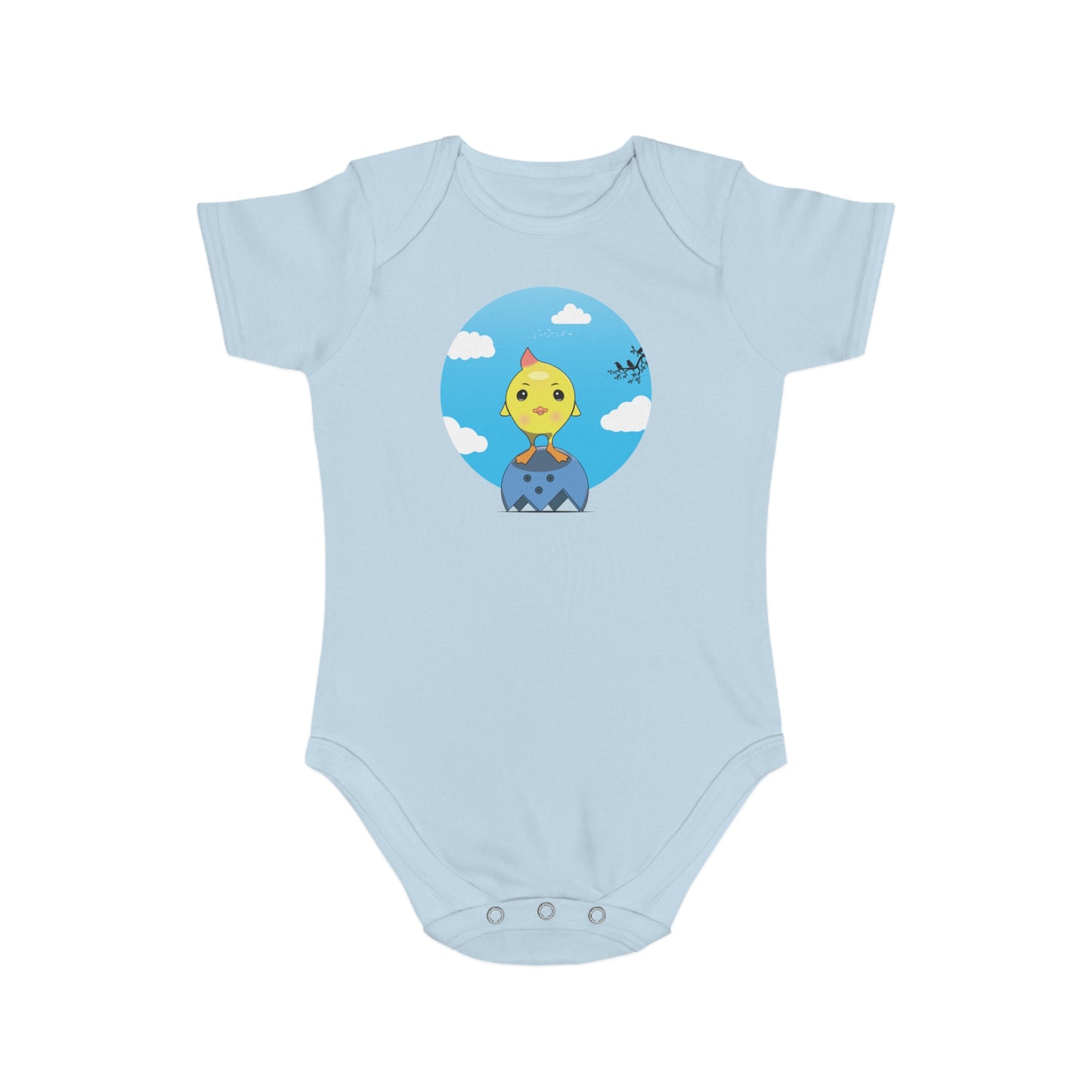 Sunny Chick design baby  bodysuit
