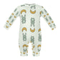 Cute Cotton Baby Bunny & Moon Long Sleeve Bodysuit