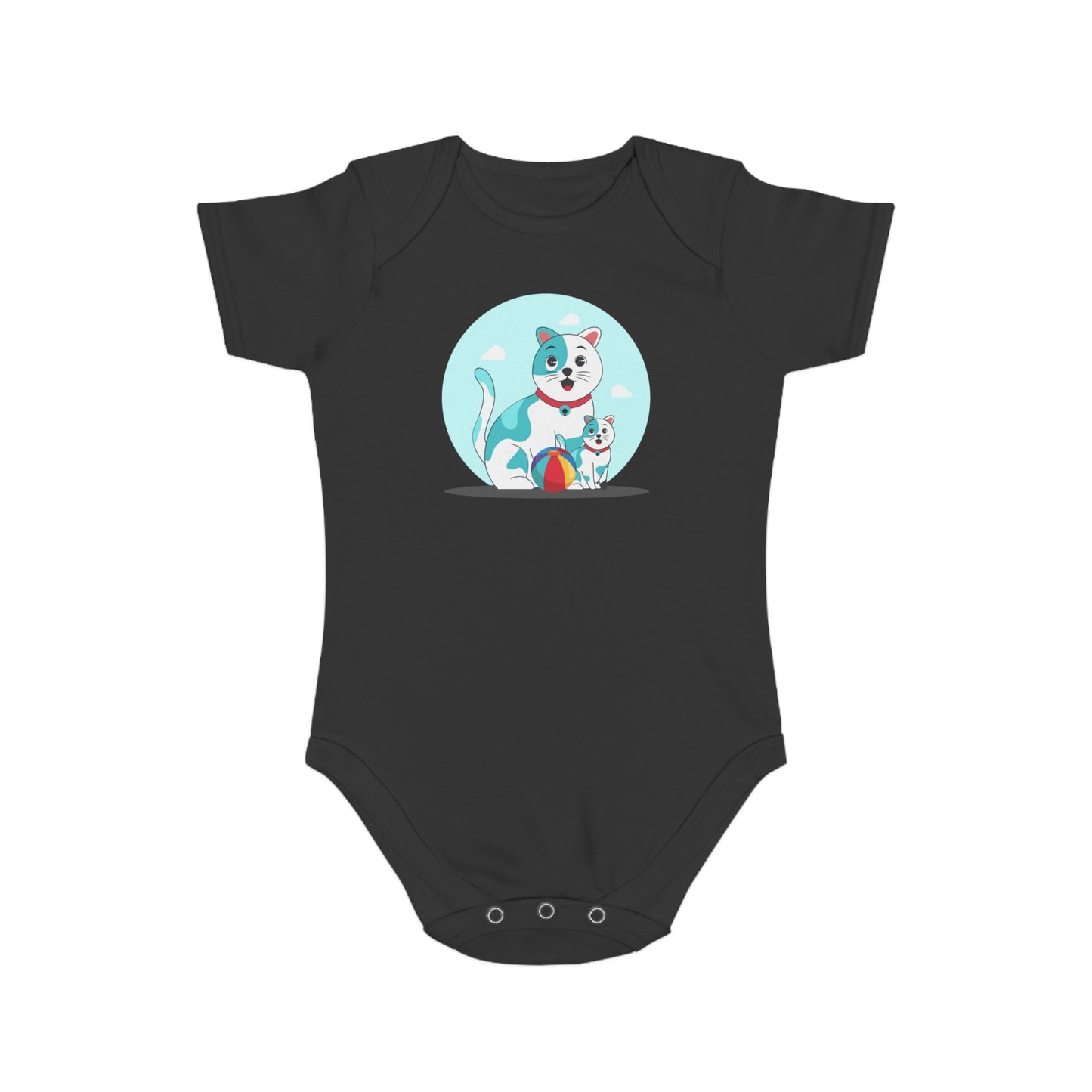 Playful Cats design baby  bodysuit