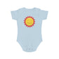 Happy Sun Vibes design baby bodysuit