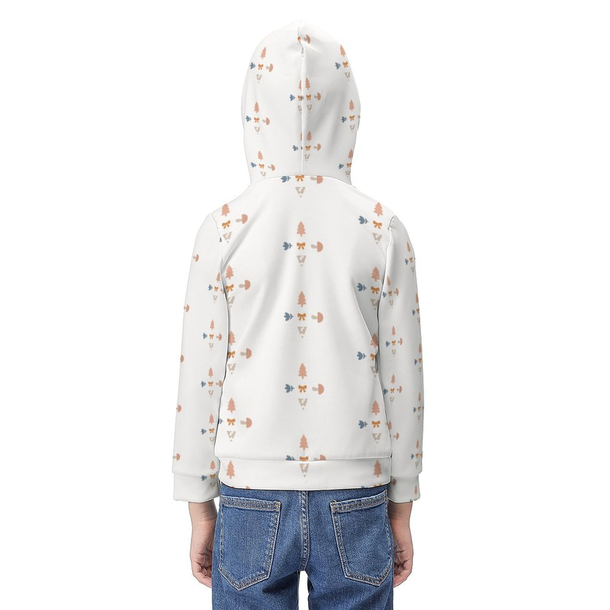 Kids' Geometric Print Pullover Hoodie