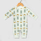 Cute Bunny Pattern Long Sleeve Baby Romper | Custom AOP
