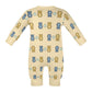 Cute Teddy Bear Long Sleeve Baby Romper | 180gsm