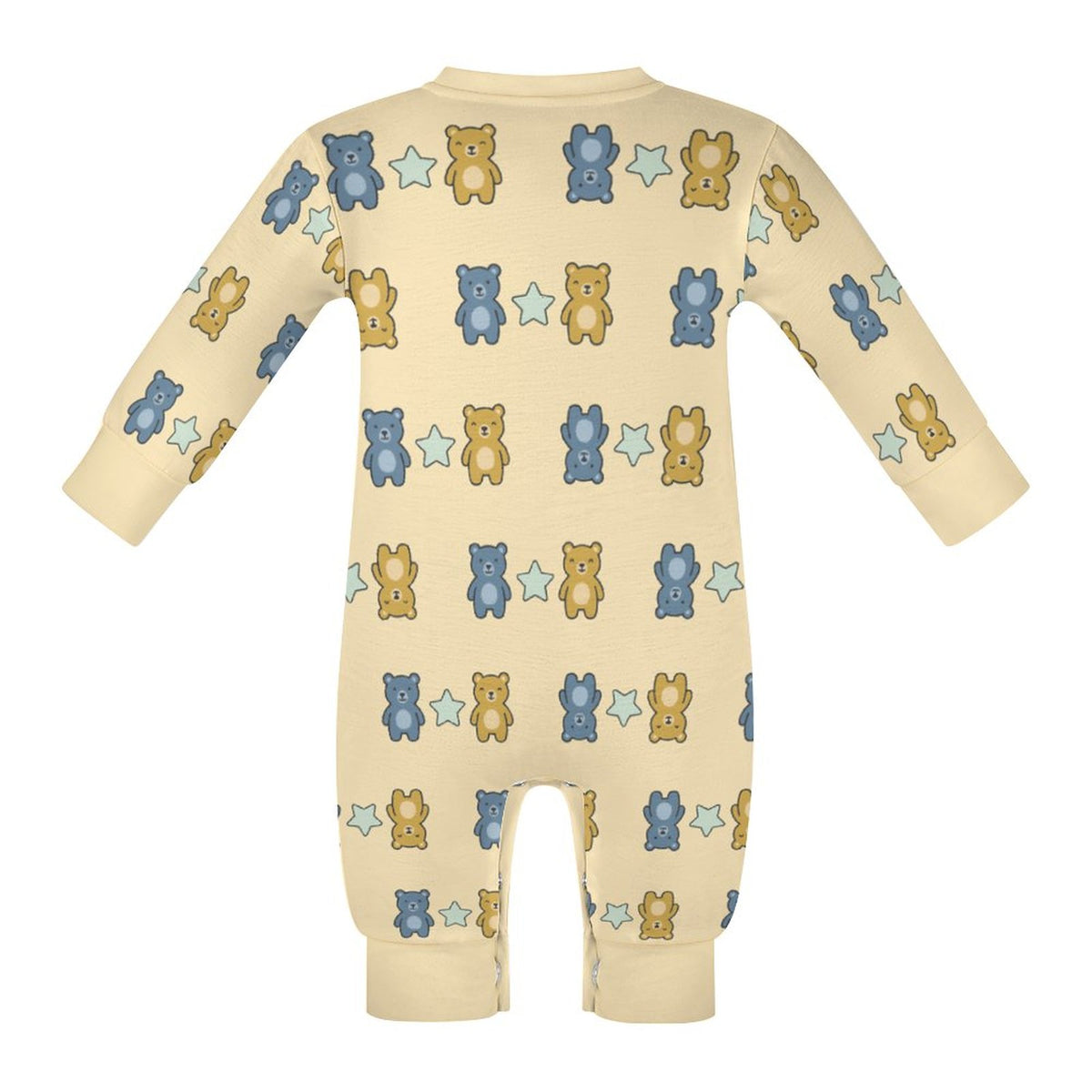 Cute Teddy Bear Long Sleeve Baby Romper | 180gsm