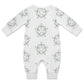 Baby Star Floral Print Full-Length Cotton Romper