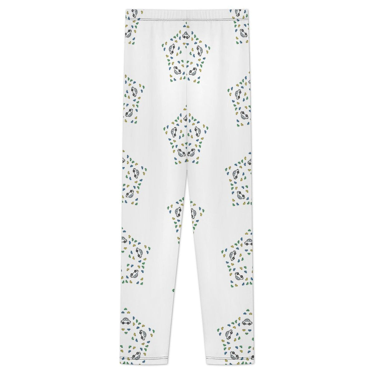 Girls' Geometric Star Yoga Leggings