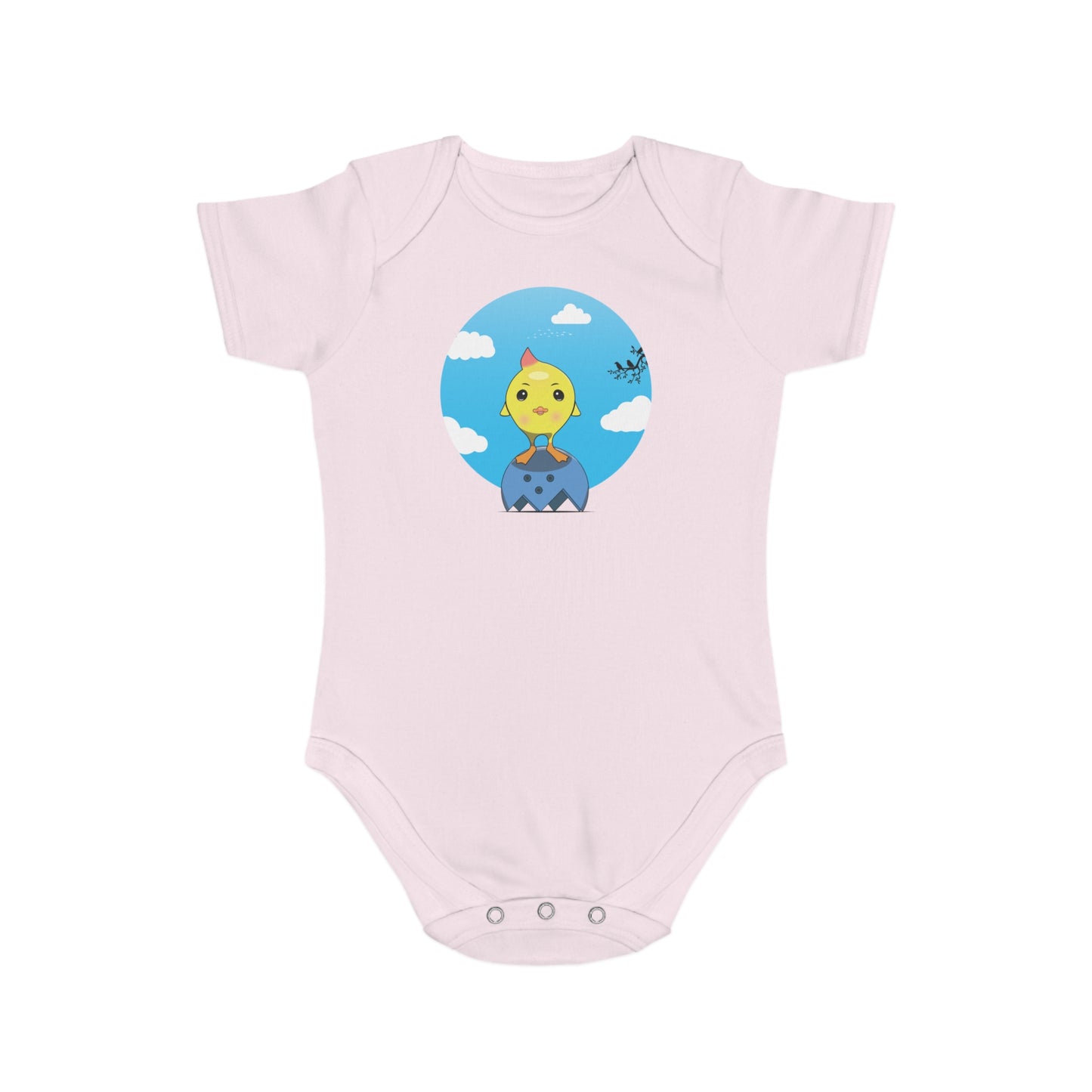 Sunny Chick design baby  bodysuit