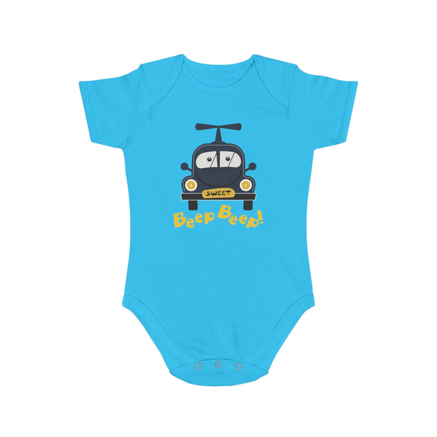 Sweet Beep Ride design baby  bodysuit
