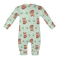 Cute Baby Fox Print Long Sleeve Romper Jumpsuit