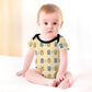 Cute Teddy Bear Short Sleeve Baby Romper | 220gsm