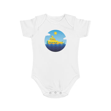 Sunny Submarine design baby  bodysuit