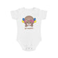Be Happy Bear design baby bodysuit