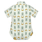 Cute Baby Rabbit Print Short Sleeve Polo Romper