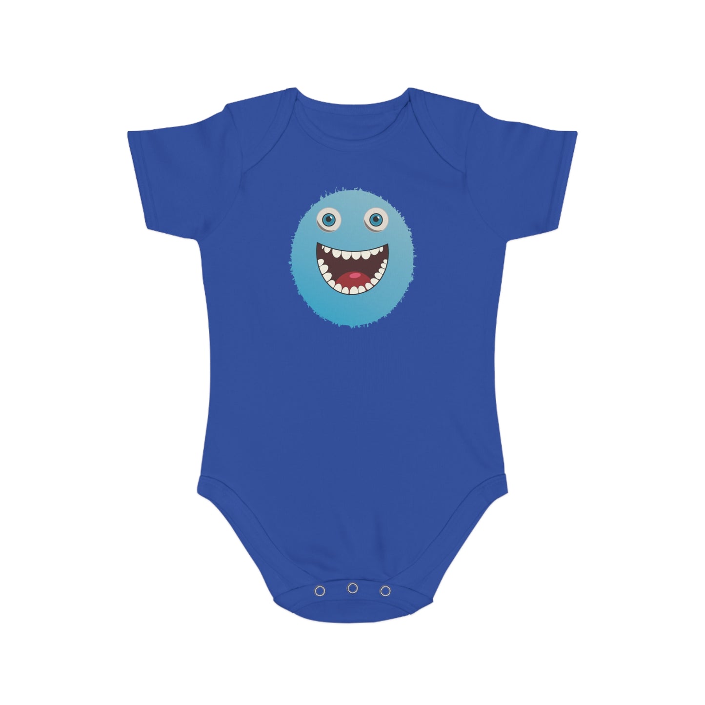 Happy Monster design baby bodysuit