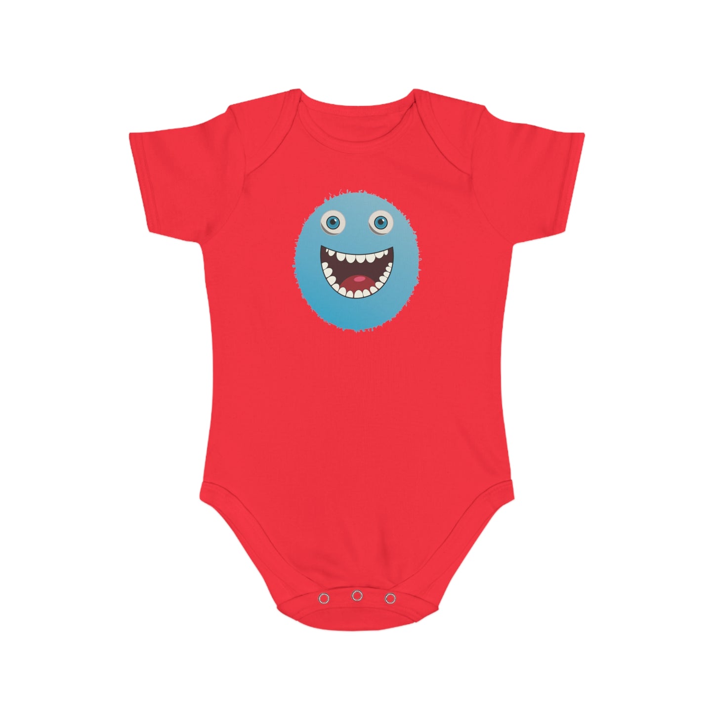 Happy Monster design baby bodysuit