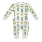 Cute Bunny & Moon Print Long Sleeve Baby Romper | 180gsm