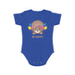 Be Happy Bear design baby bodysuit