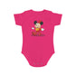 Cheerful Mouse design baby bodysuit