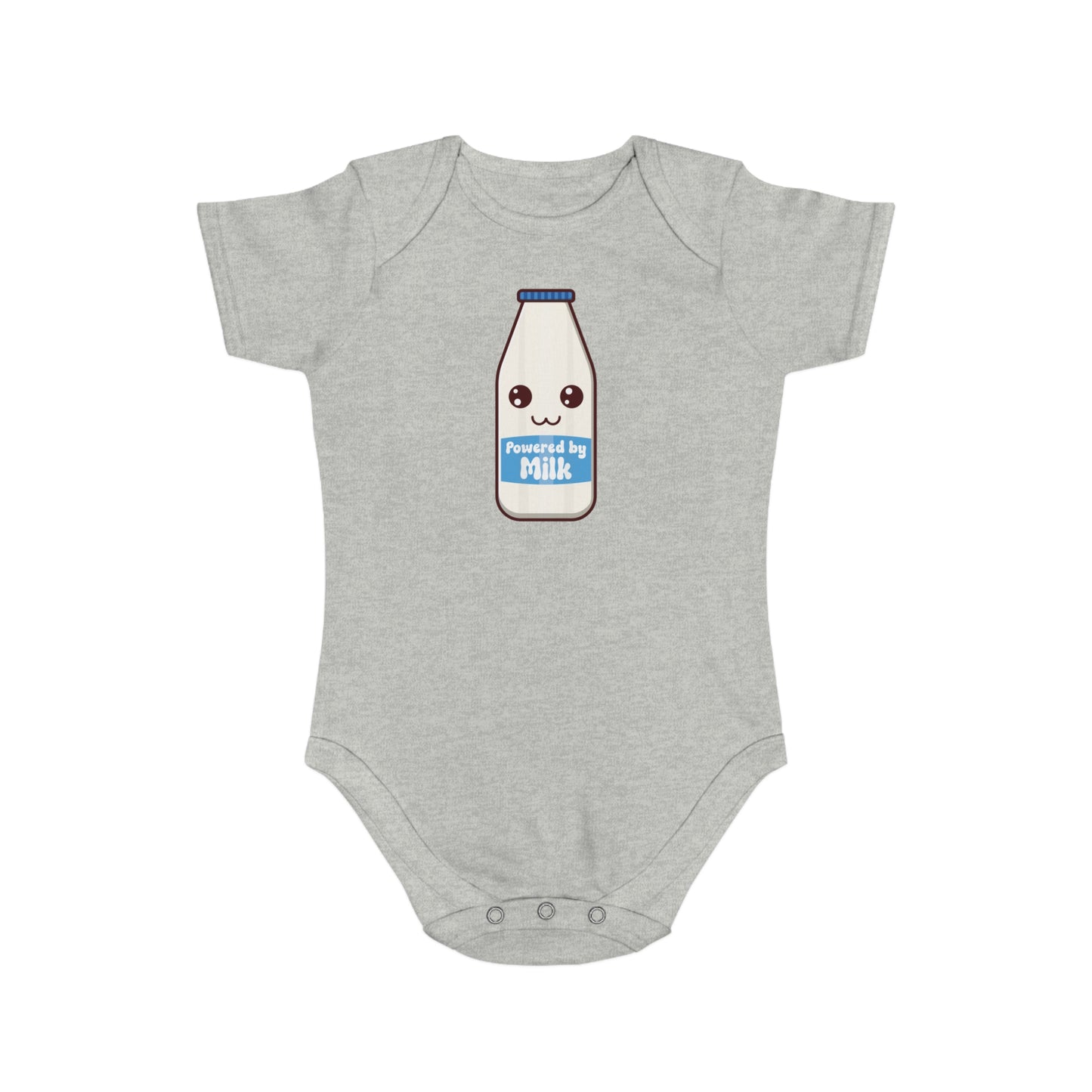 Kawaii Milk Power design baby bodysuit