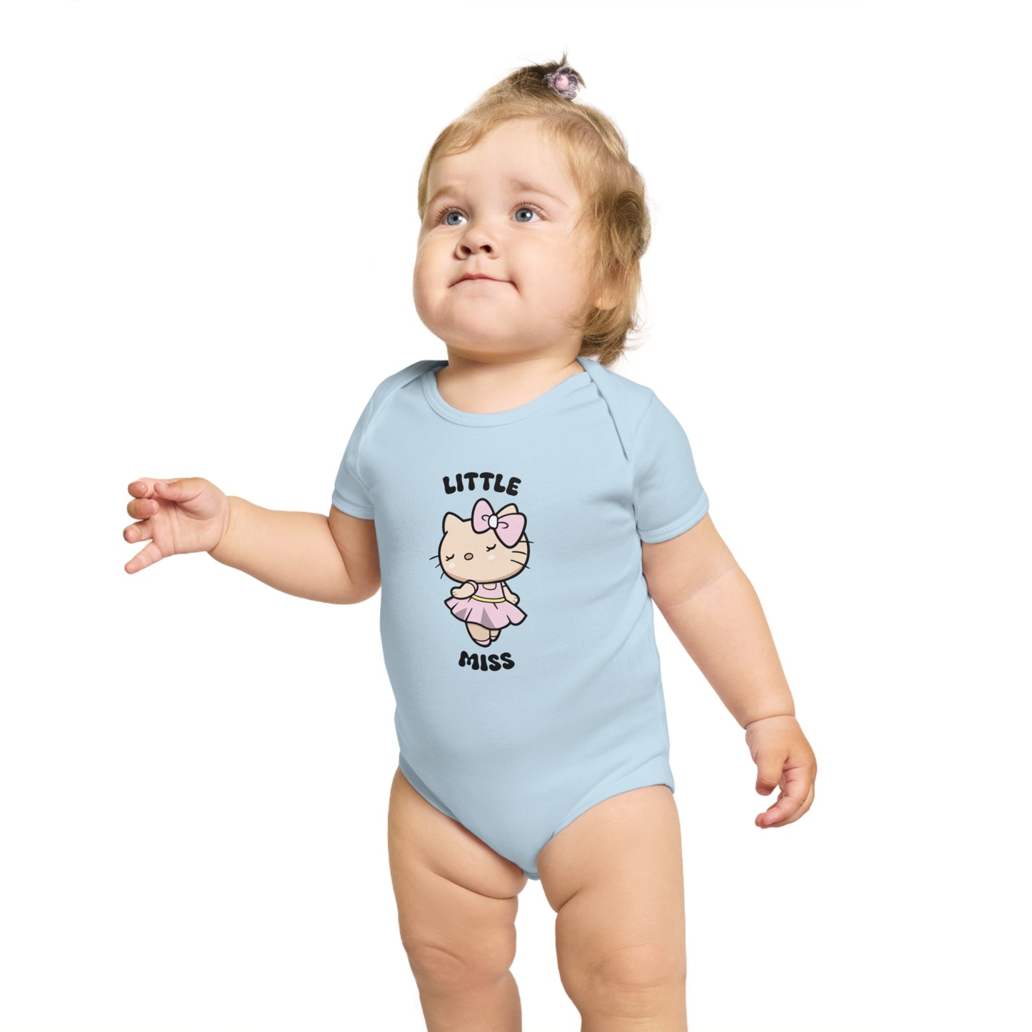 Little Miss Kitty design baby bodysuit