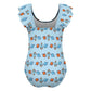 Custom Girls Hawaiian Ruffle Swimsuit | All-Over Print