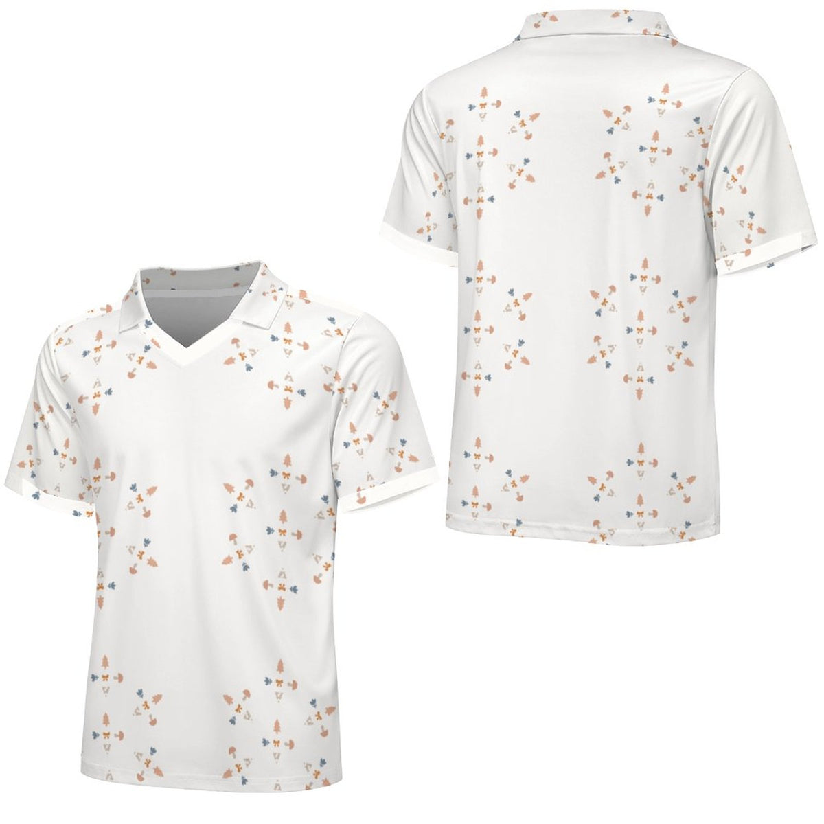 Kids' Geometric Print Football Jersey (160GSM)