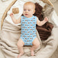 DTG Cotton Baby Sleeveless Romper | All-Over Print