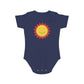 Happy Sun Vibes design baby bodysuit