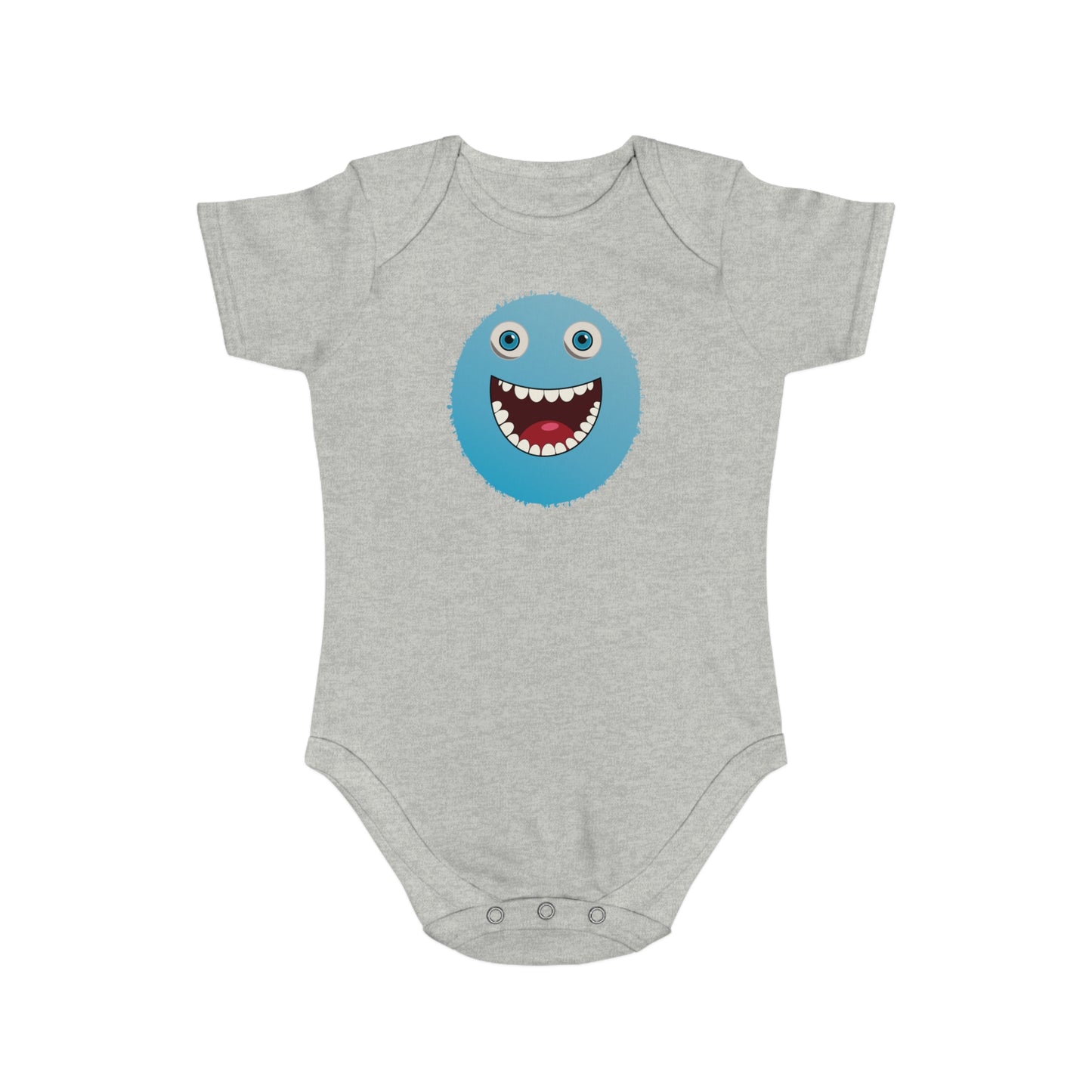 Happy Monster design baby bodysuit