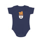 Cute Cat Pocket design baby bodysuit