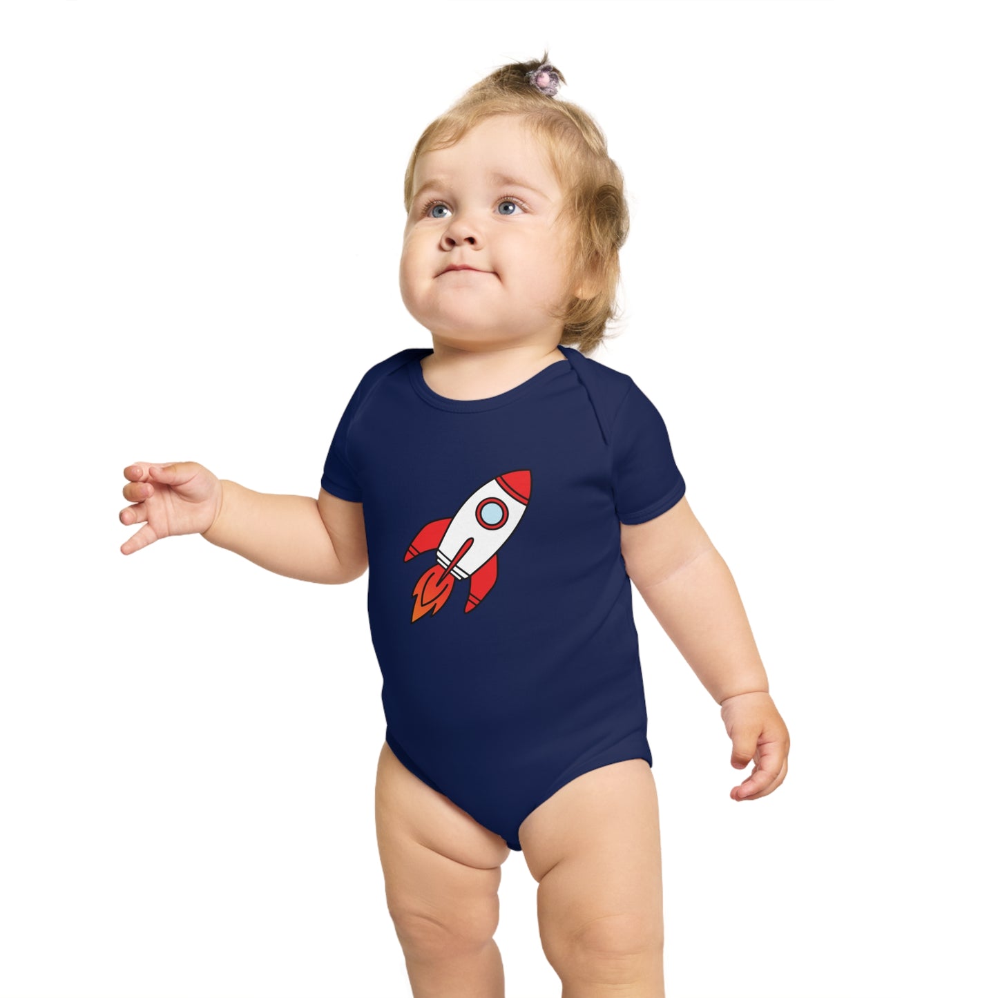 Rocket Rise design baby  bodysuit