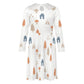 Girls' Woodland Print Peter Pan Collar Dress