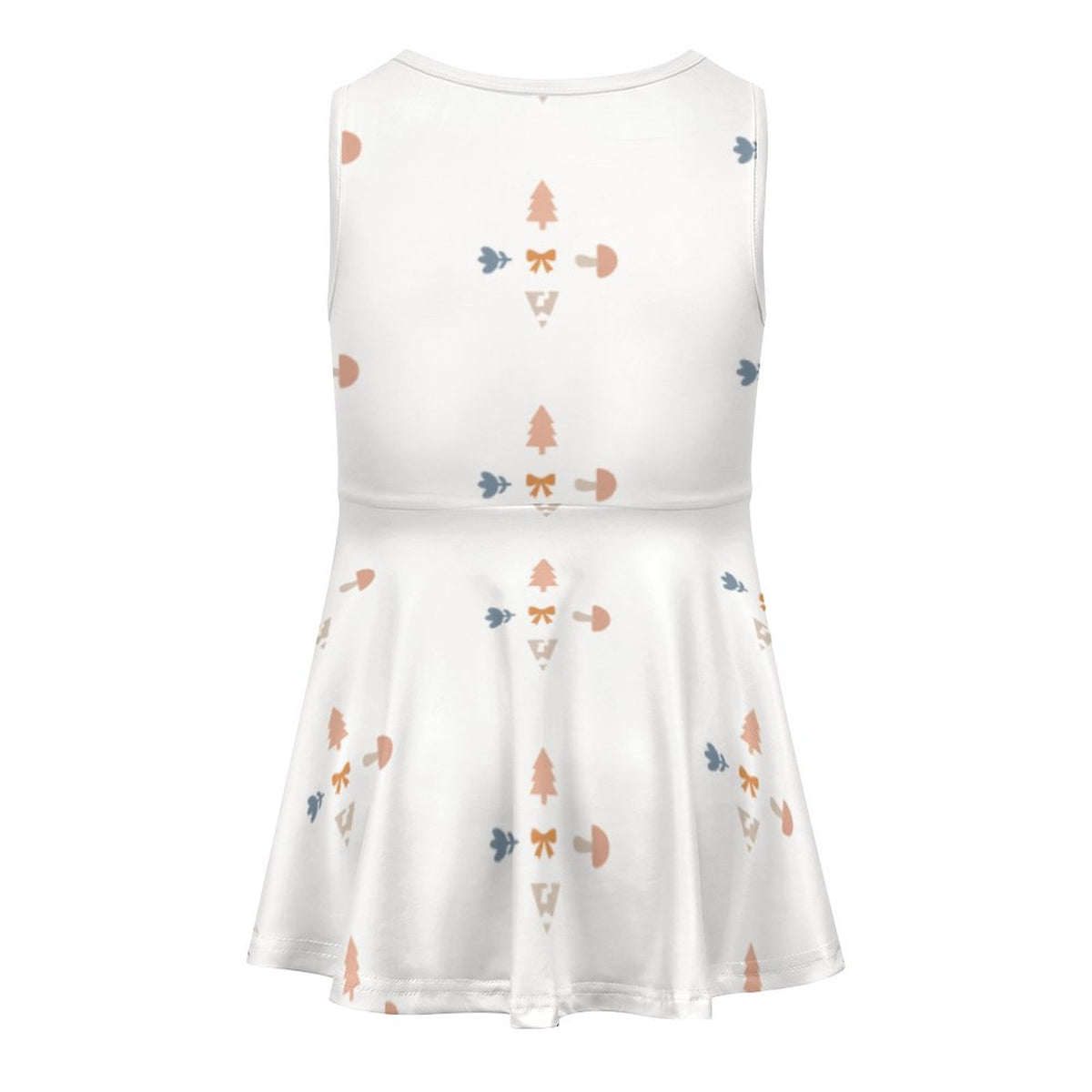 Girls' Geometric Print Sleeveless Tank Dress