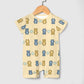 Cute Teddy Bear Short Sleeve Baby Bodysuit | 180gsm