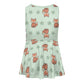 Cute Fox Print Girls Tank Dress | Custom All-Over Print