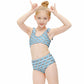 Space Rocket Tie Shoulder Girls Bikini Set | AOP