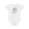 Need Space design baby bodysuit