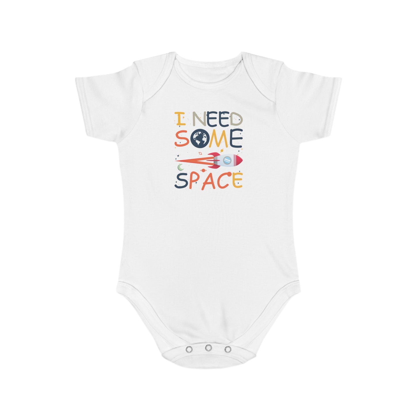 Need Space design baby bodysuit