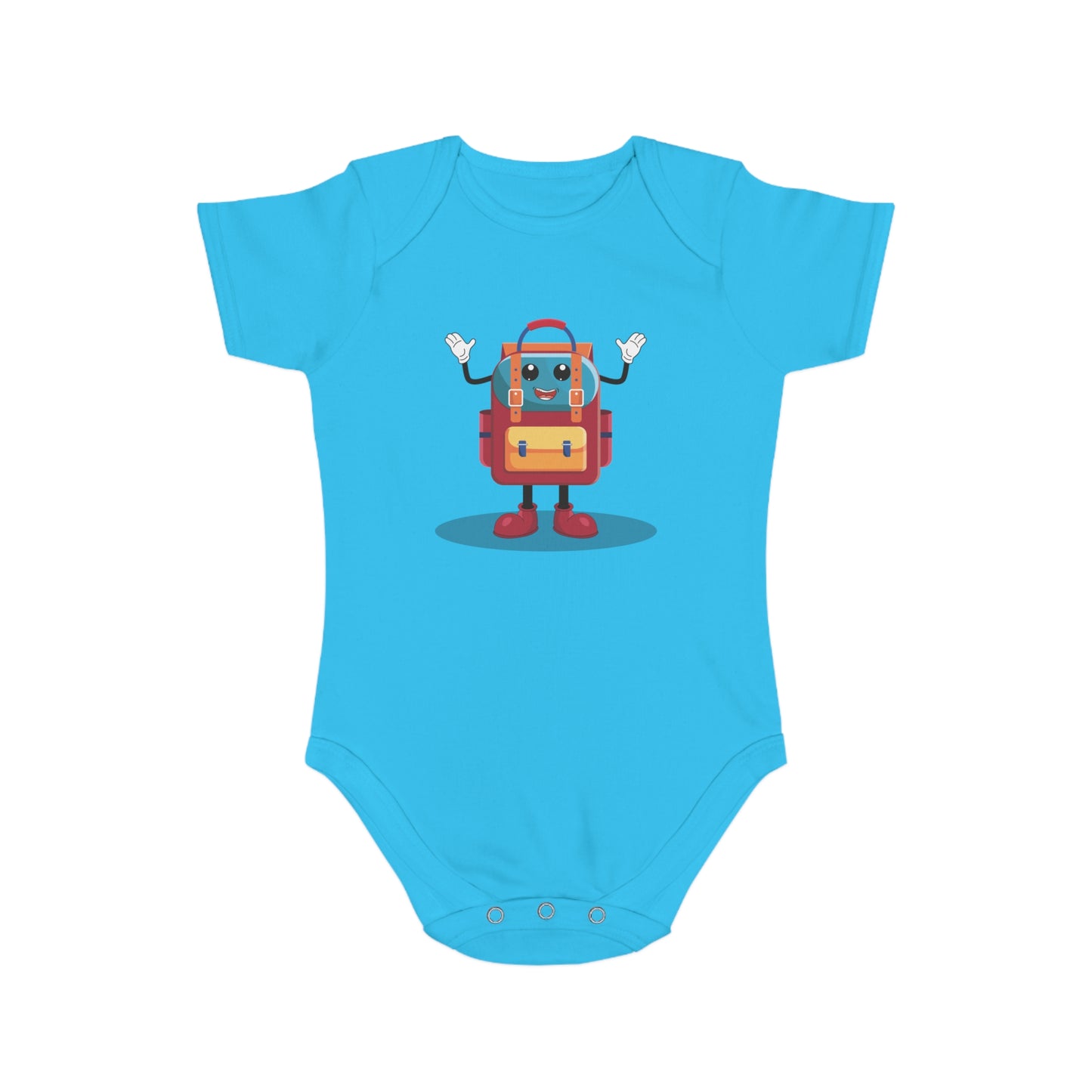 Cute Backpack Buddy Baby Bodysuit