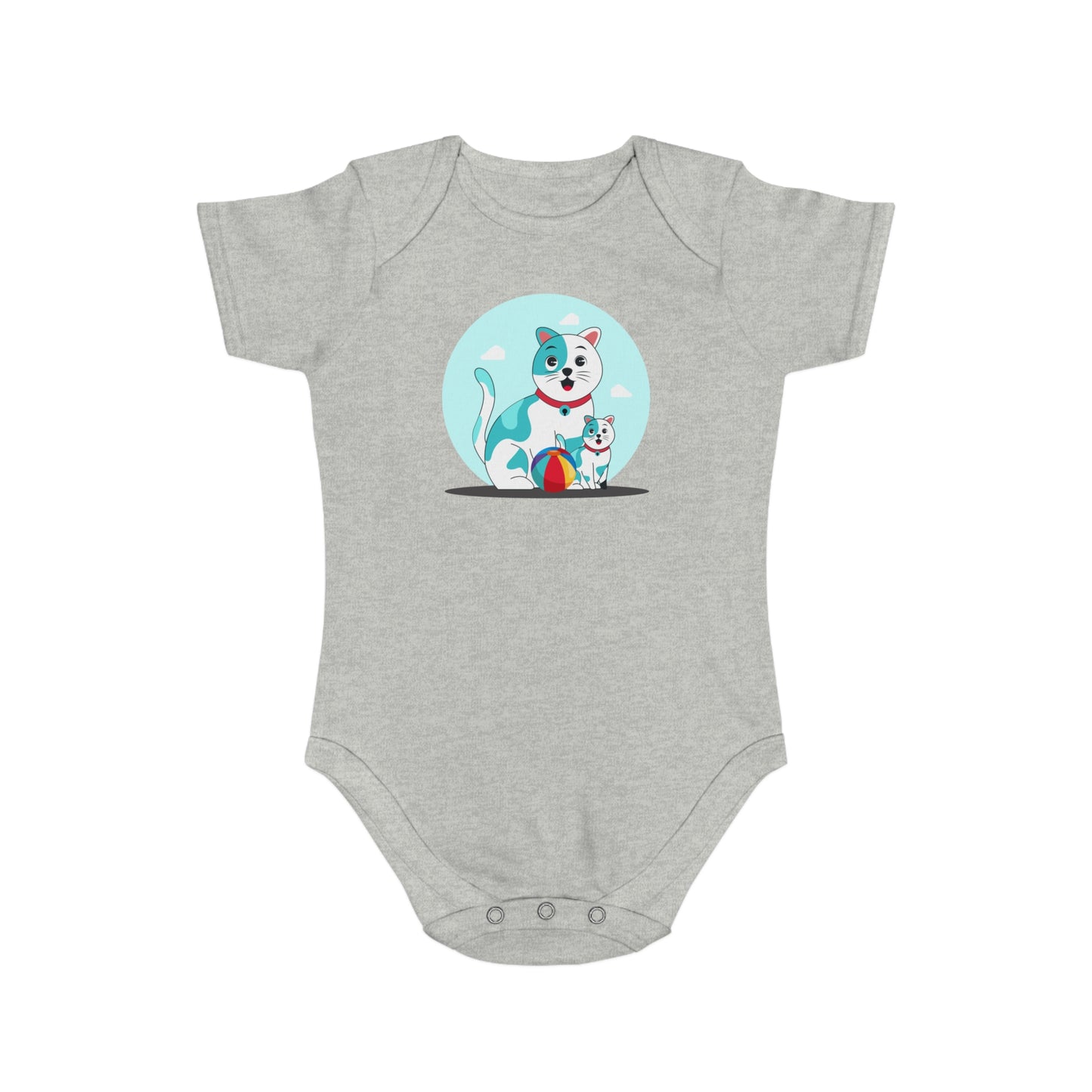 Playful Cats design baby  bodysuit