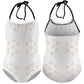 Cute Geometric Print Tie-Neck Sports Swimsuit for Girls