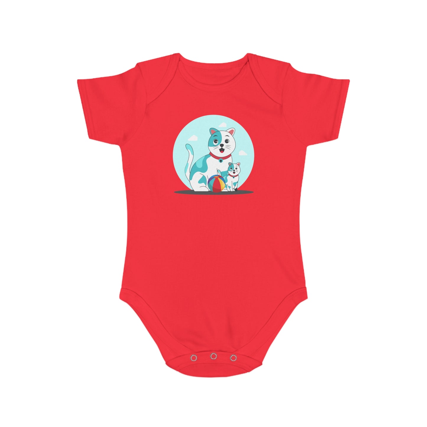 Playful Cats design baby  bodysuit