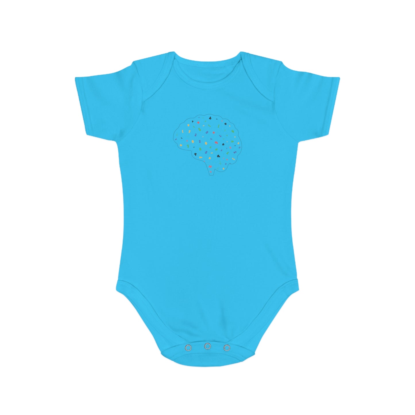 Math Mind design baby bodysuit