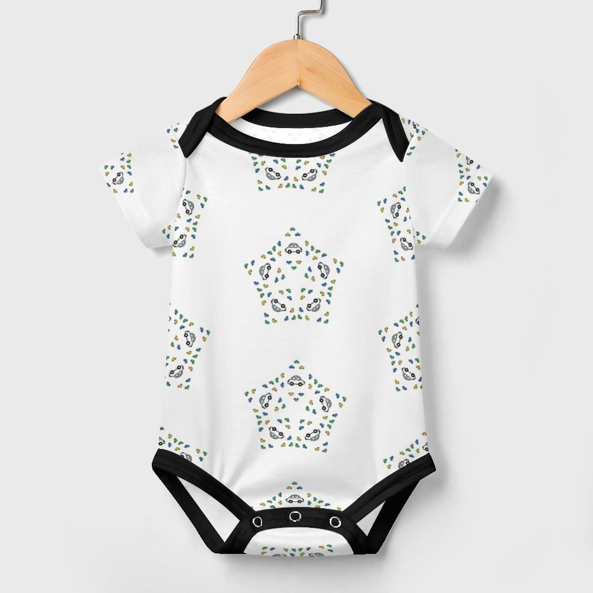 Baby Star Floral Short Sleeve Romper