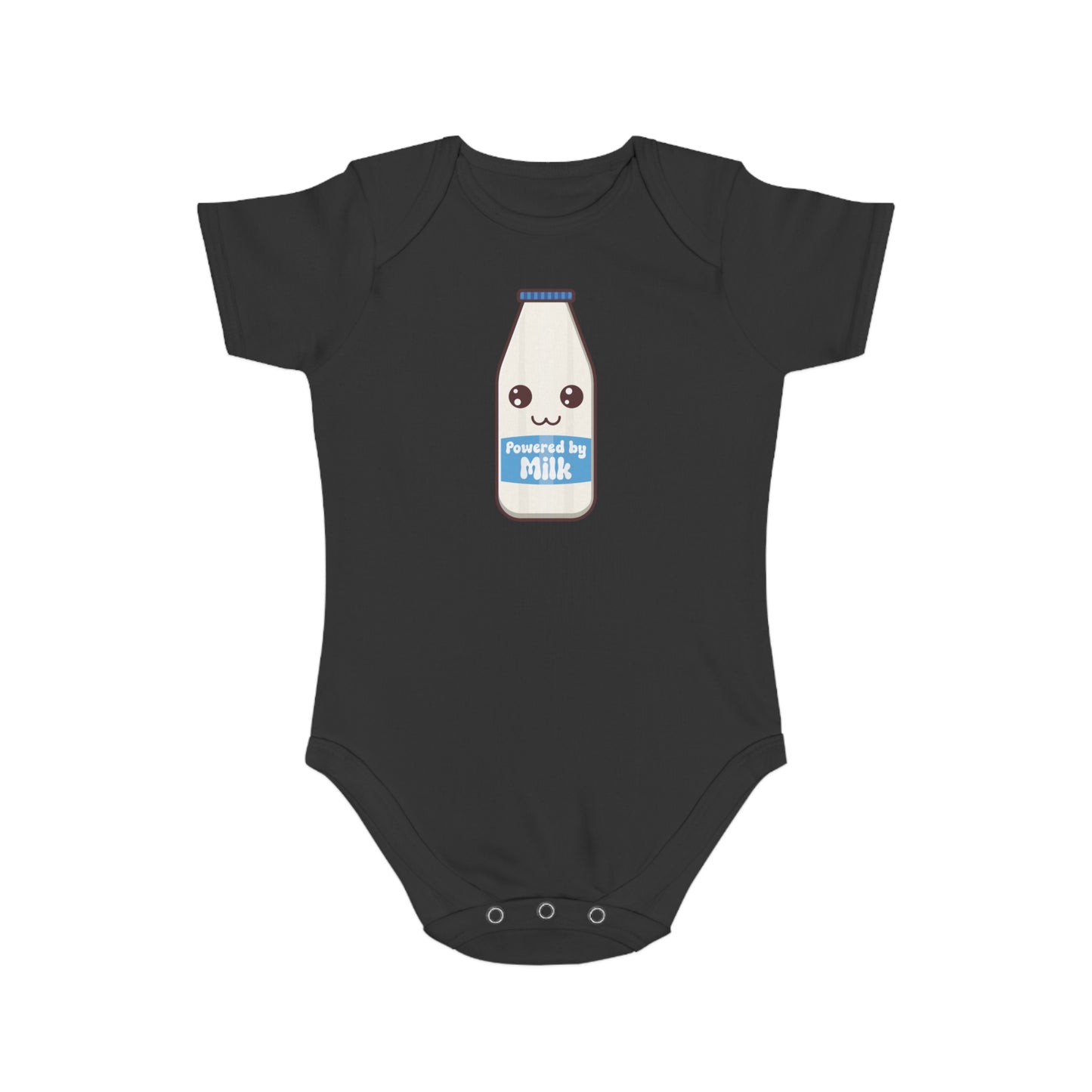 Kawaii Milk Power design baby bodysuit
