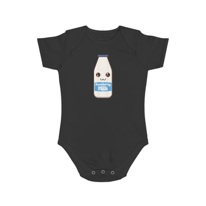 Kawaii Milk Power design baby bodysuit