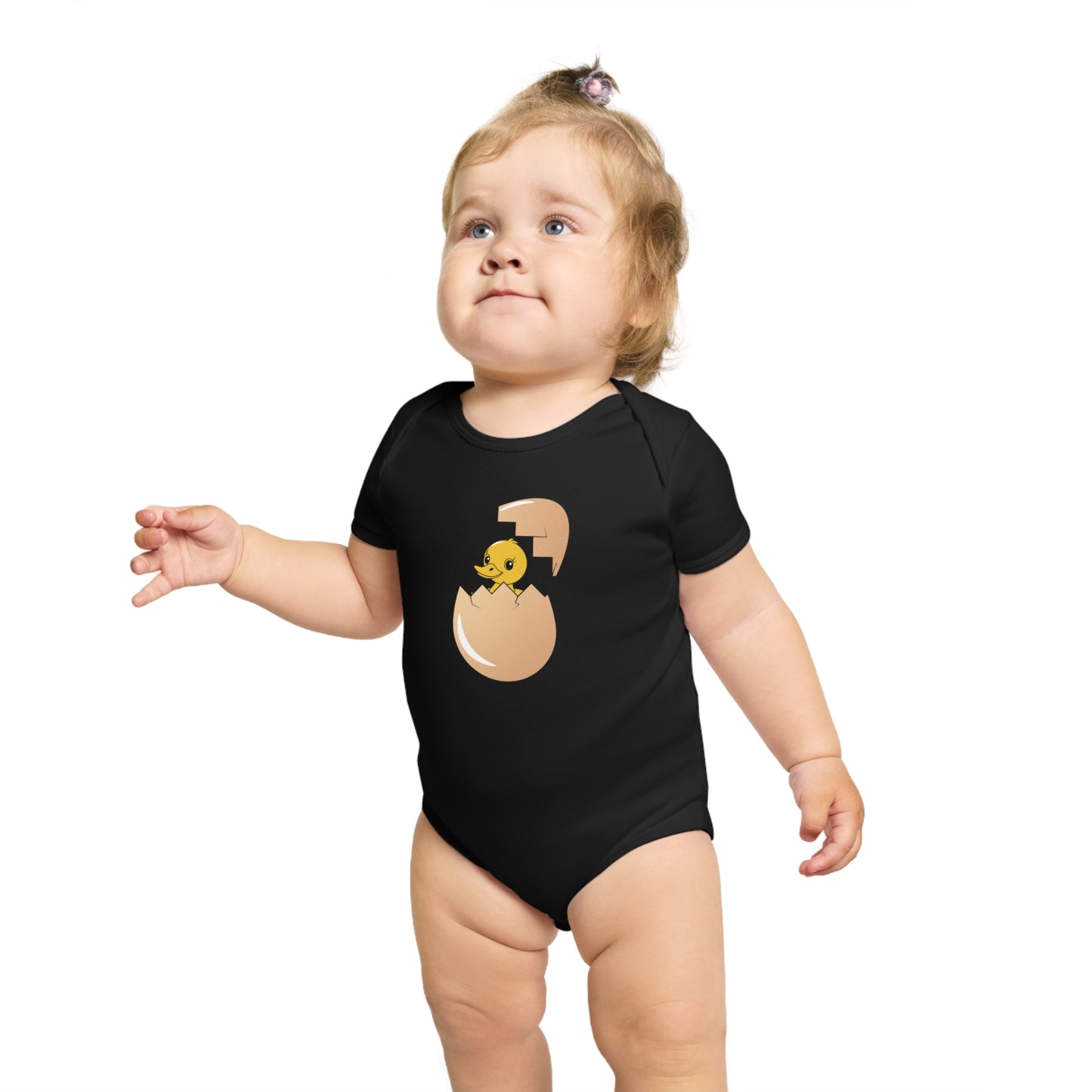 Just Hatched design baby bodysuit