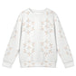 Cute Geometric Motif Crewneck Sweater for Kids