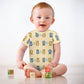 Cute Teddy Bear Short Sleeve Baby Bodysuit | 180gsm